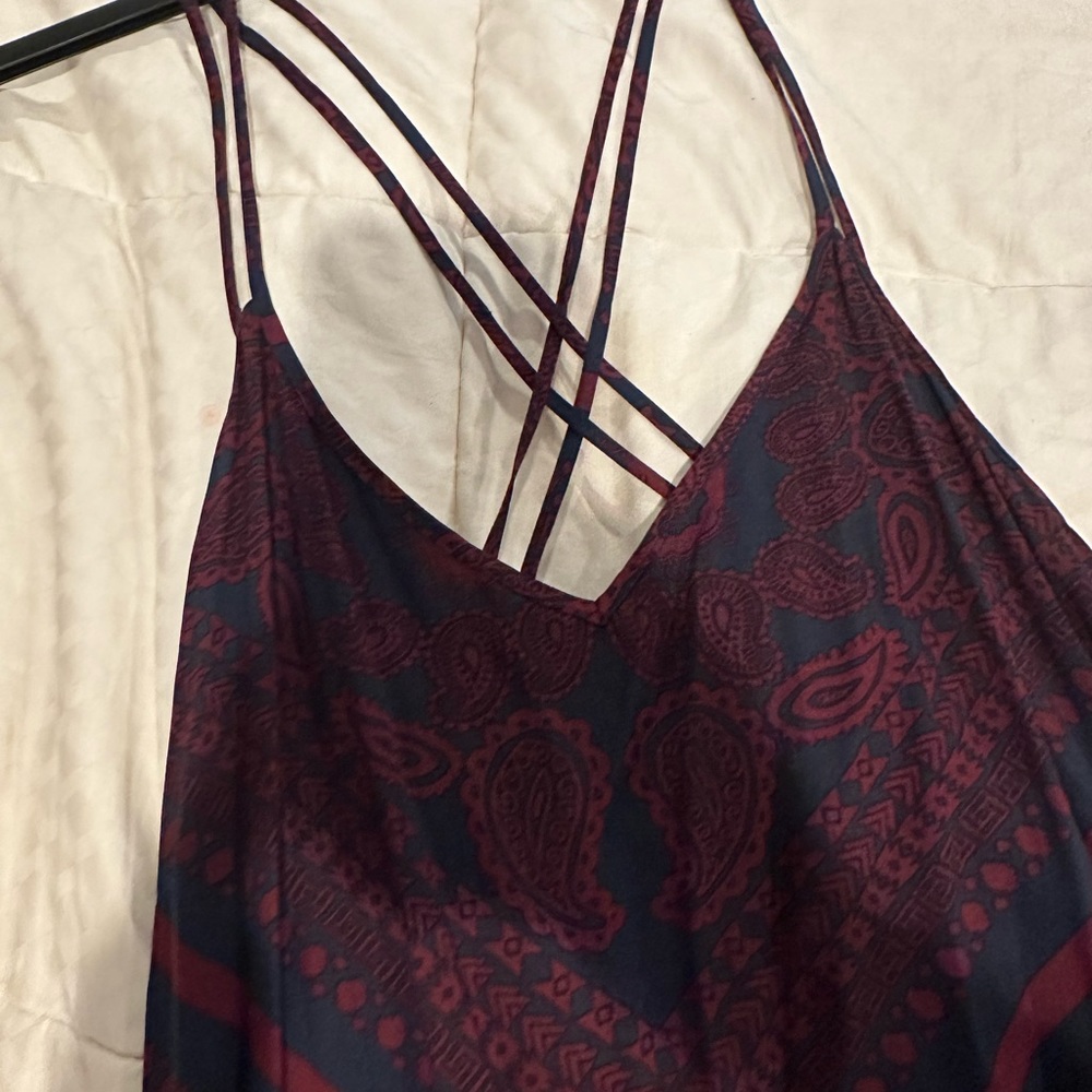 GAP Maxi dress navy paisley. EUC